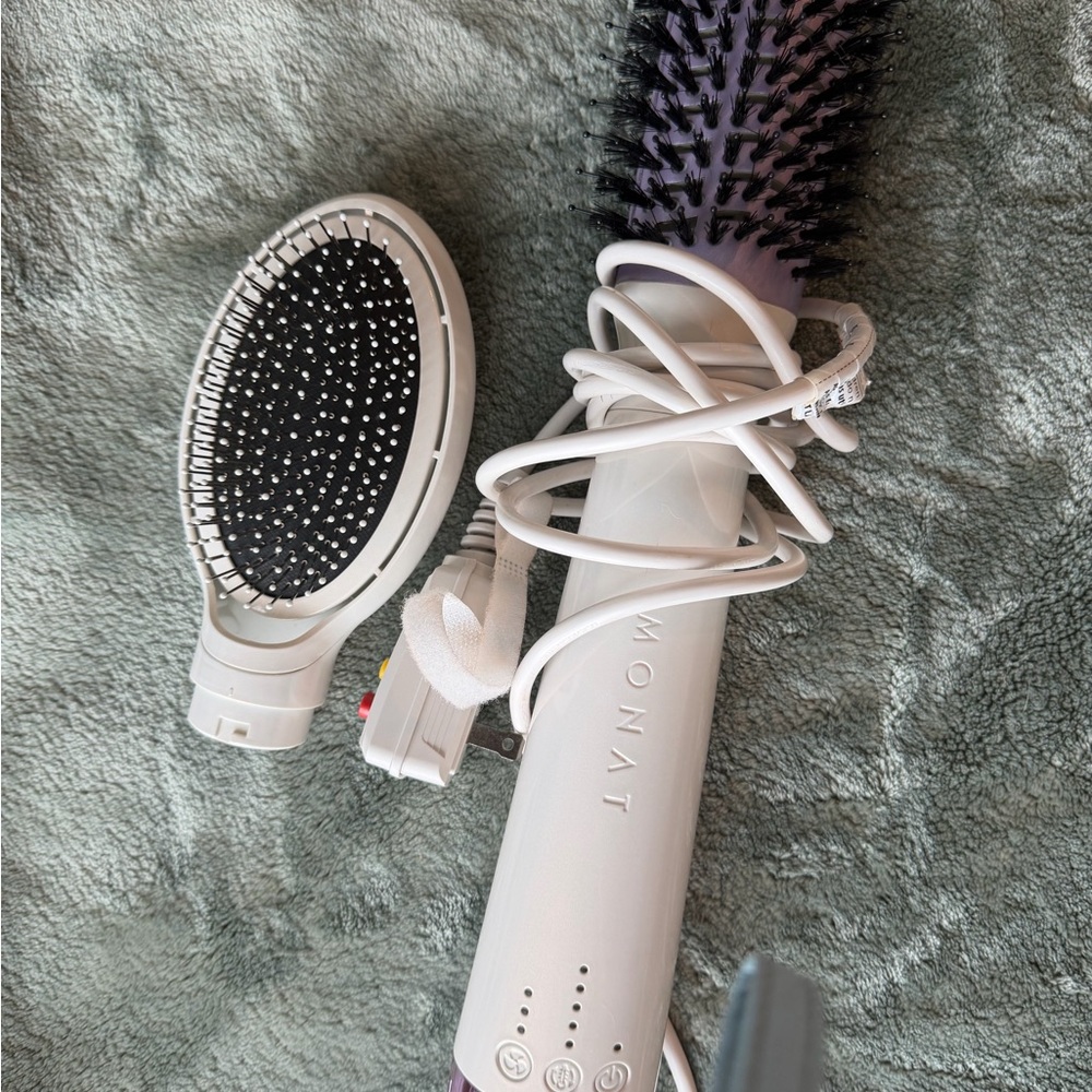 Monat One-Step-Wonder Hot Air Brush with Interchangeable Brush Head